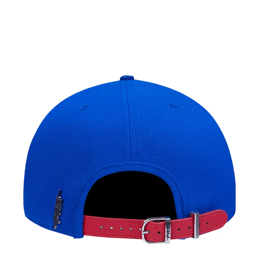 Rangers Greetings Wool Blend Pro Pinch Strapback