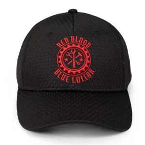 Red Blood Blue Collar® Stretch Fit Hat - Black