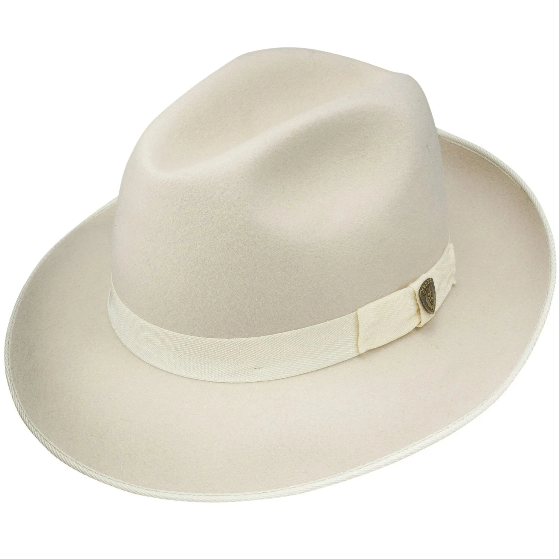 Regalis Classic Brim Wool Fedora by Dobbs
