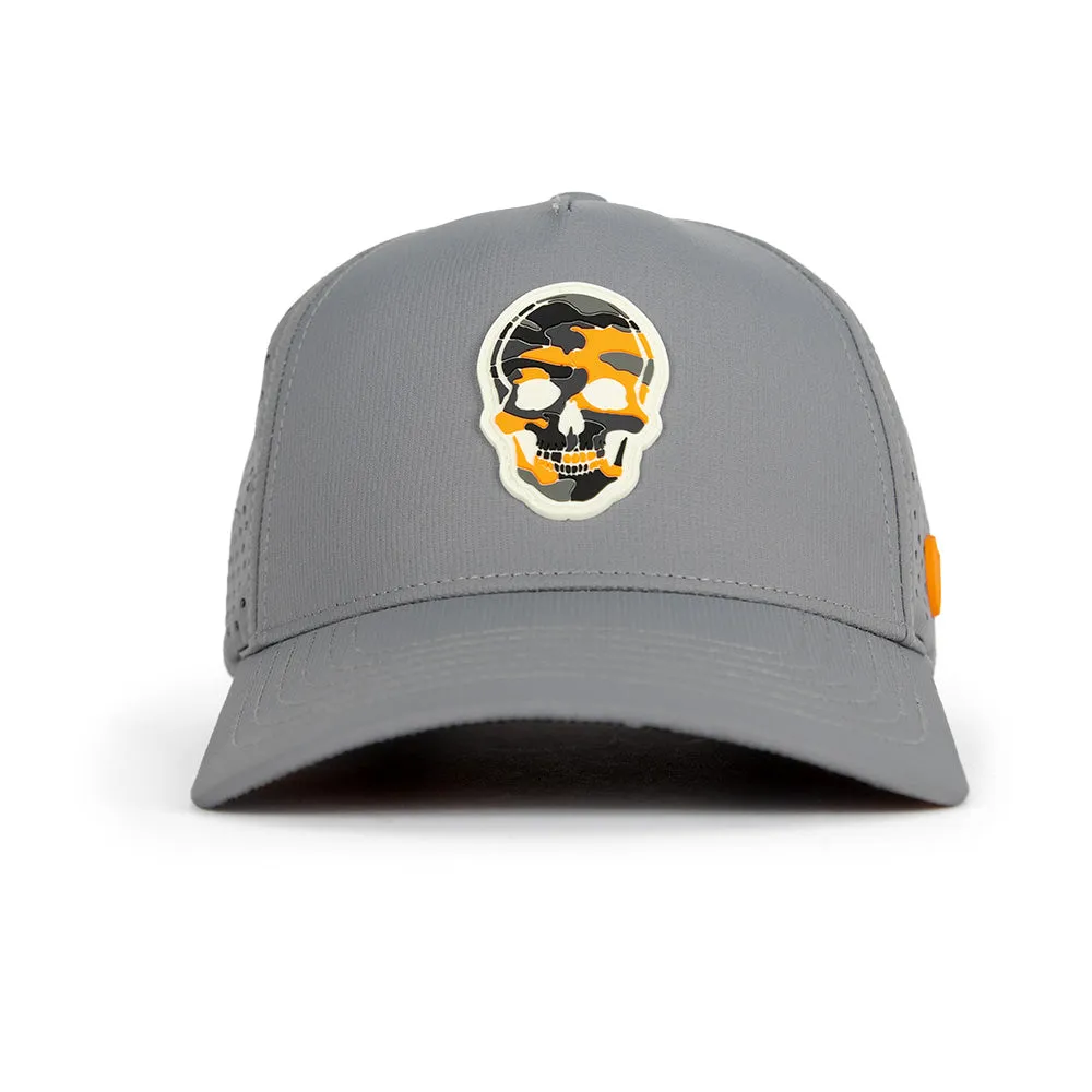 Special Edition Performance Snapback | Skull Orange Military Camo | Grey