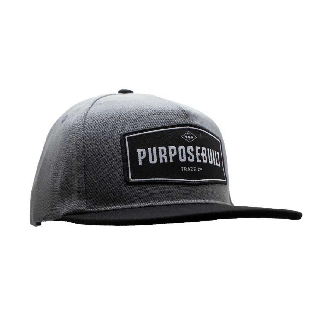 The Badge Hat - Black & Grey