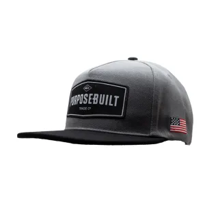 The Badge Hat - Black & Grey
