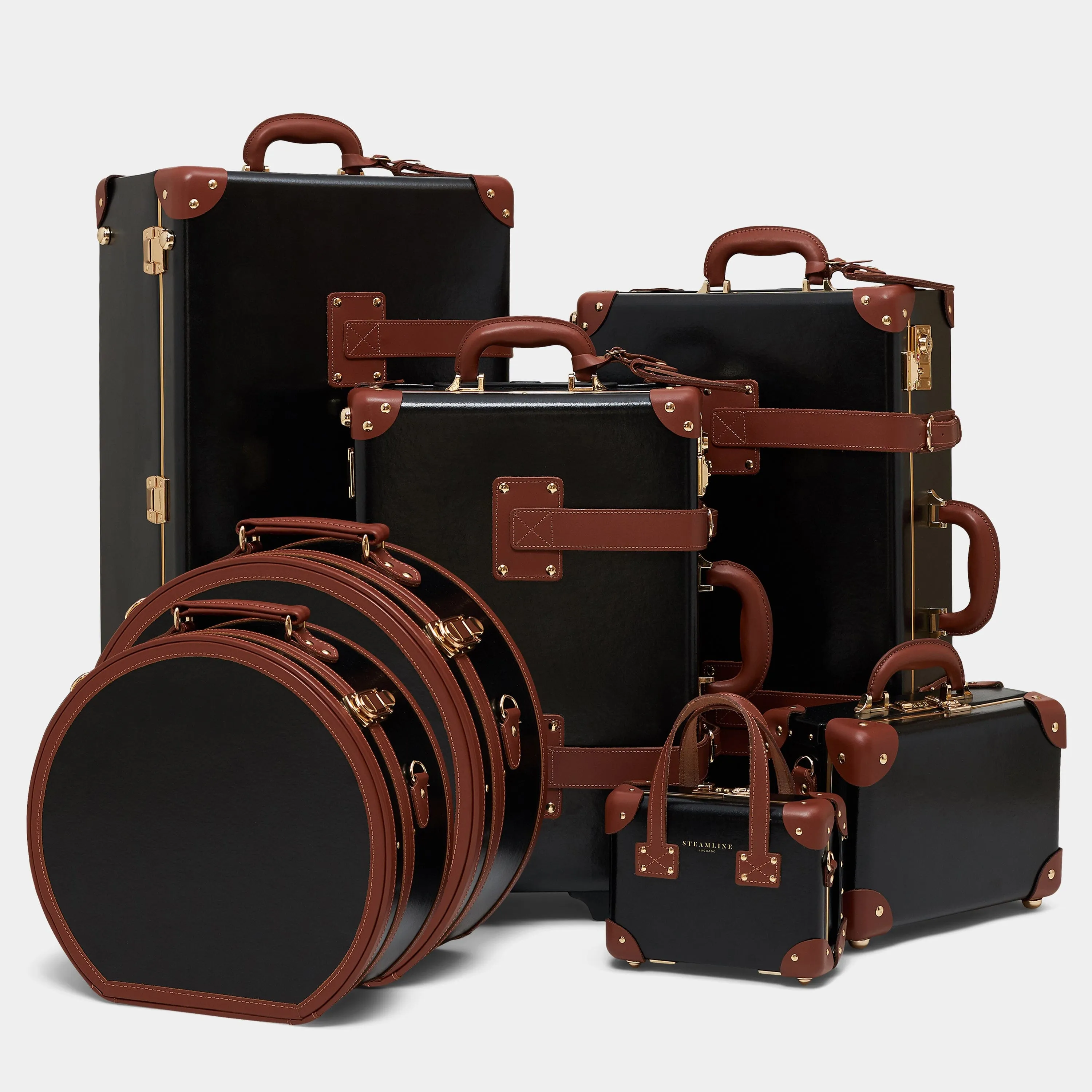 The Diplomat - Black Hatbox Large