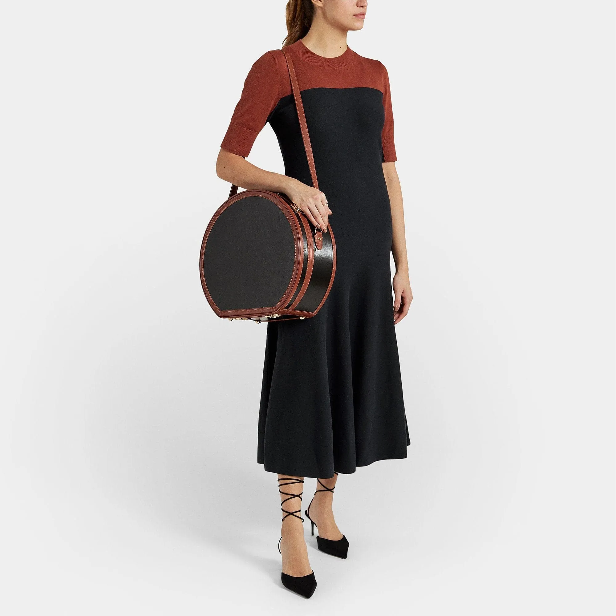 The Diplomat - Black Hatbox Large