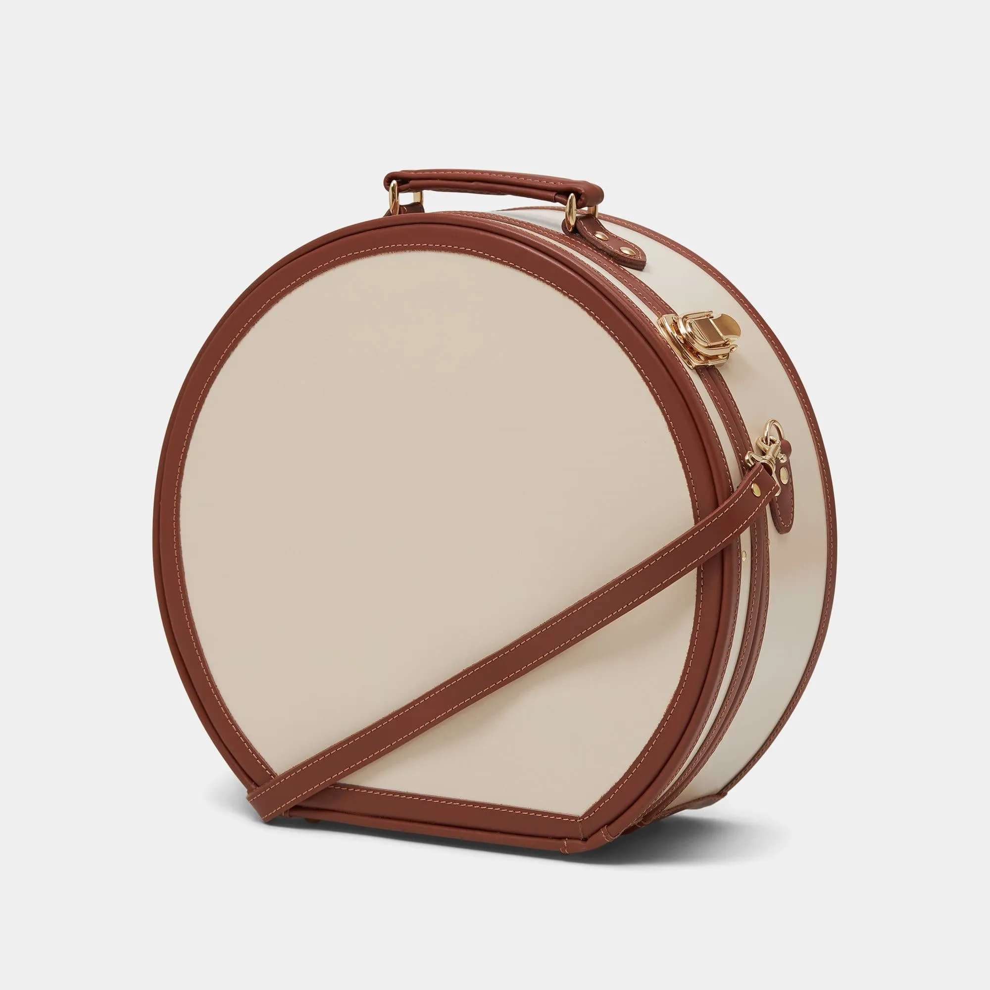 The Diplomat - Cream Hatbox Large