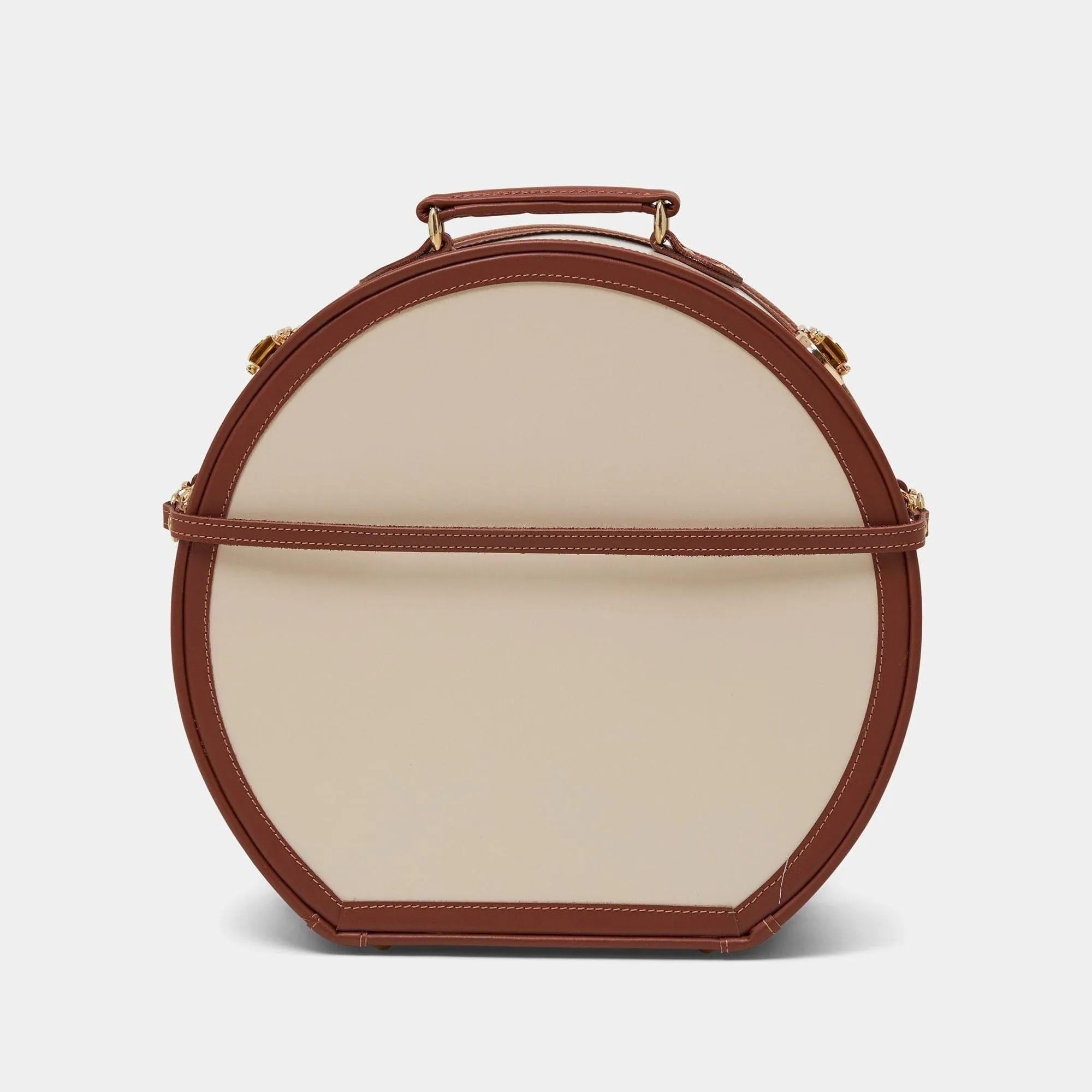 The Diplomat - Cream Hatbox Large