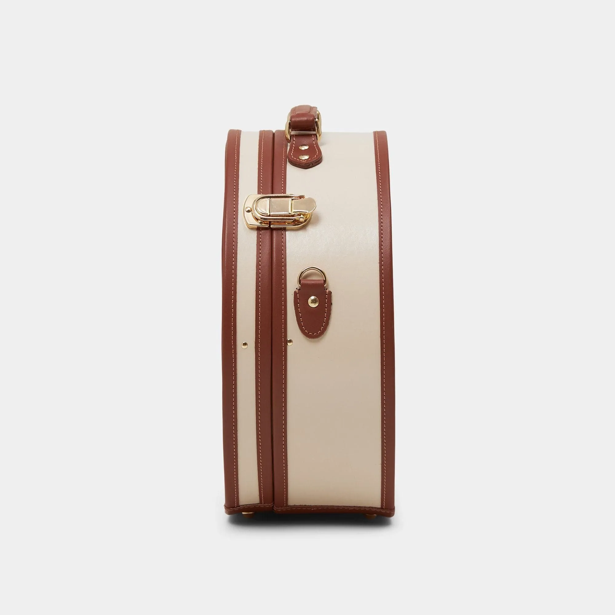 The Diplomat - Cream Hatbox Large