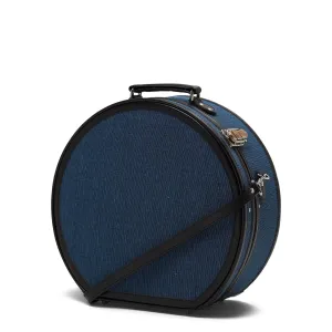 The Editor - Navy Hatbox Large