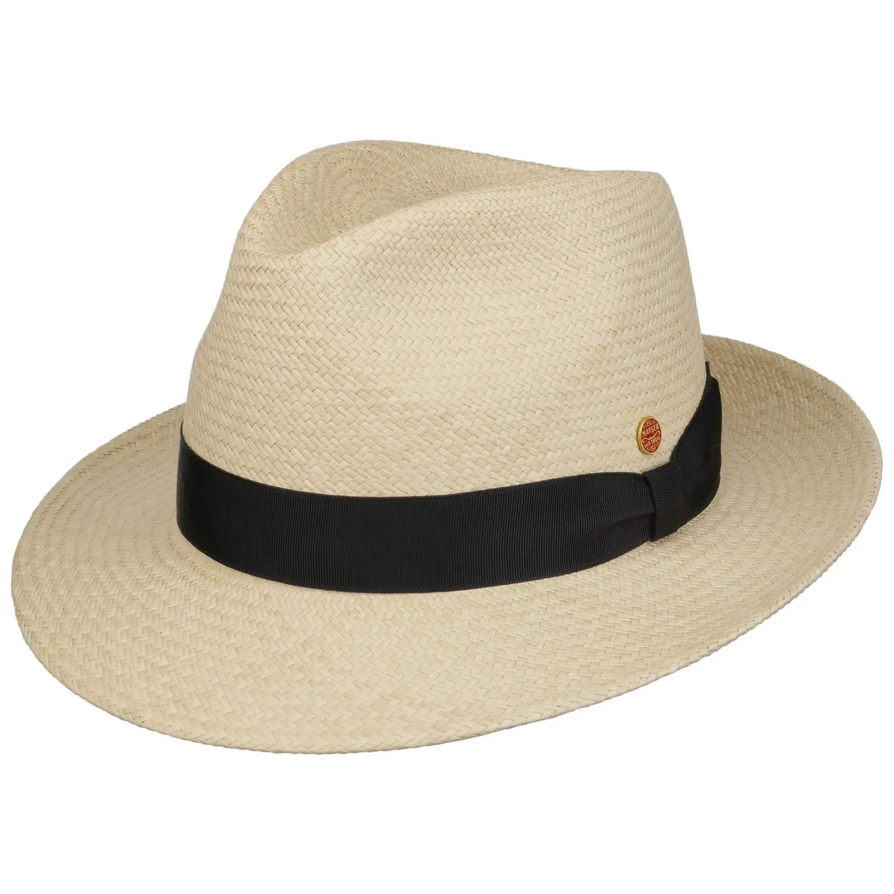 Torino Striped Band Panama Hat by Mayser