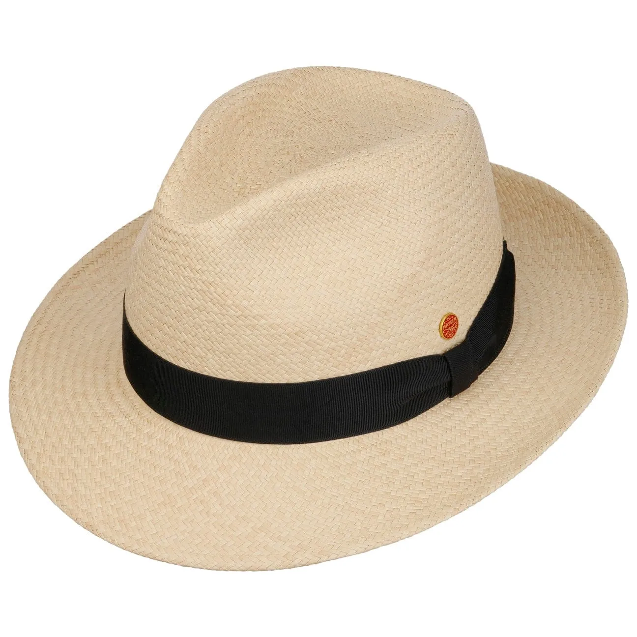 Torino Striped Band Panama Hat by Mayser