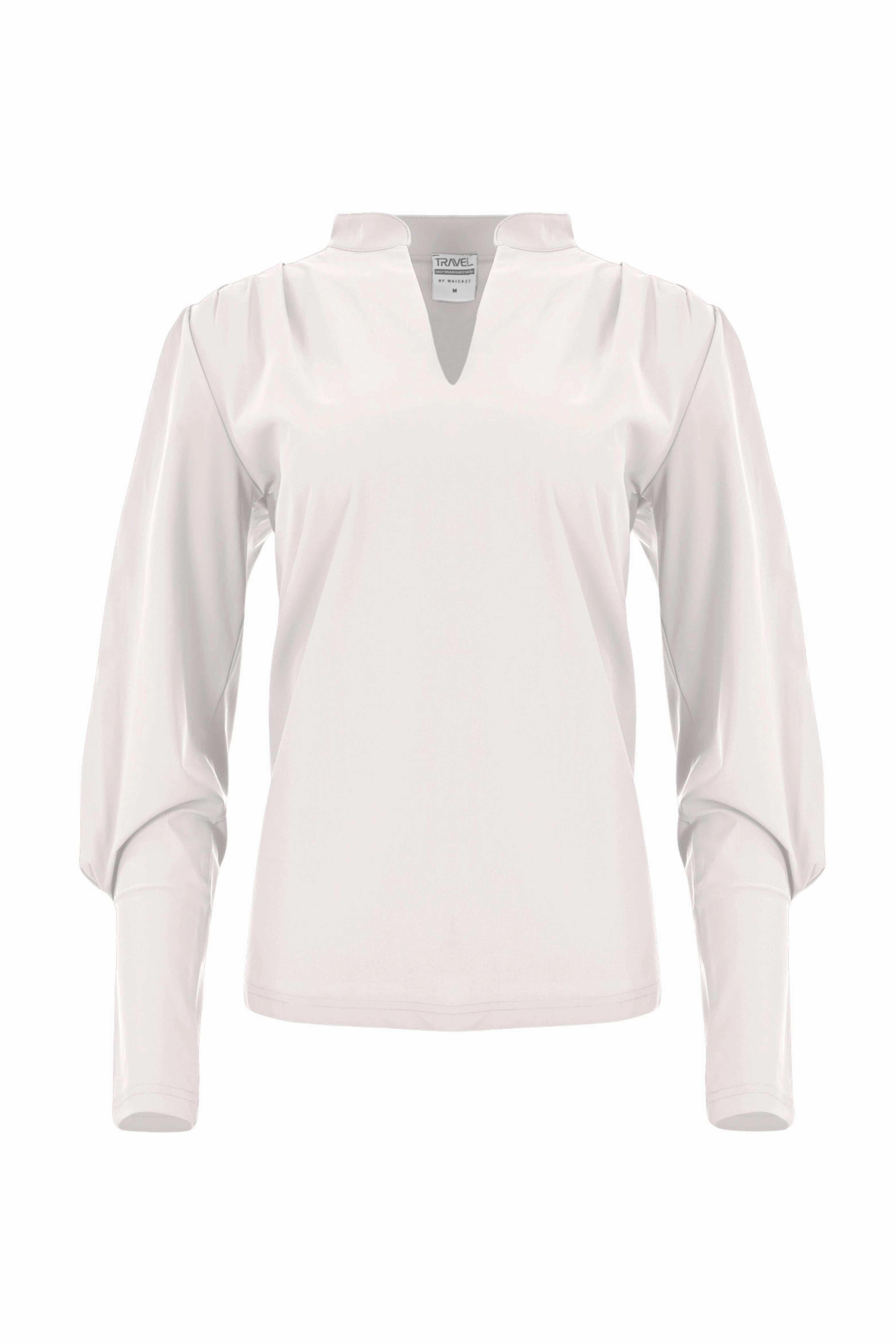 Travel Top Dieke Offwhite