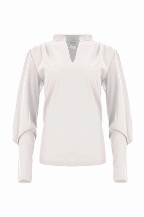 Travel Top Dieke Offwhite