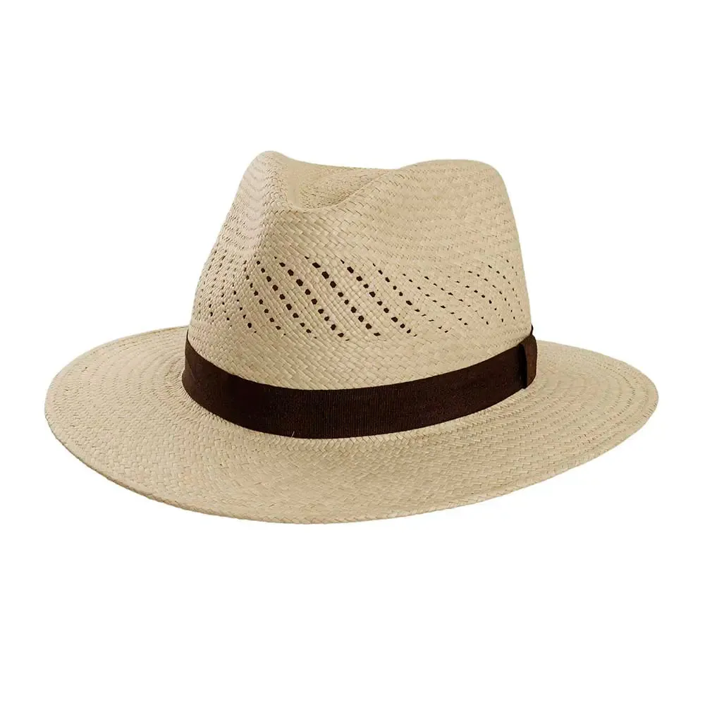 Tulum | Mens Panama Straw Fedora Hat