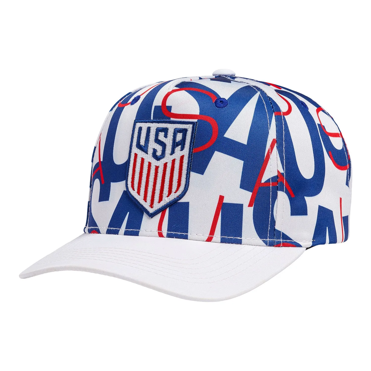Unisex U.S. Soccer Officially Licensed USMNT Repeat White Hat