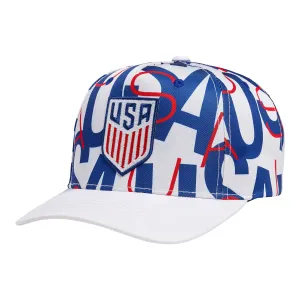 Unisex U.S. Soccer Officially Licensed USMNT Repeat White Hat