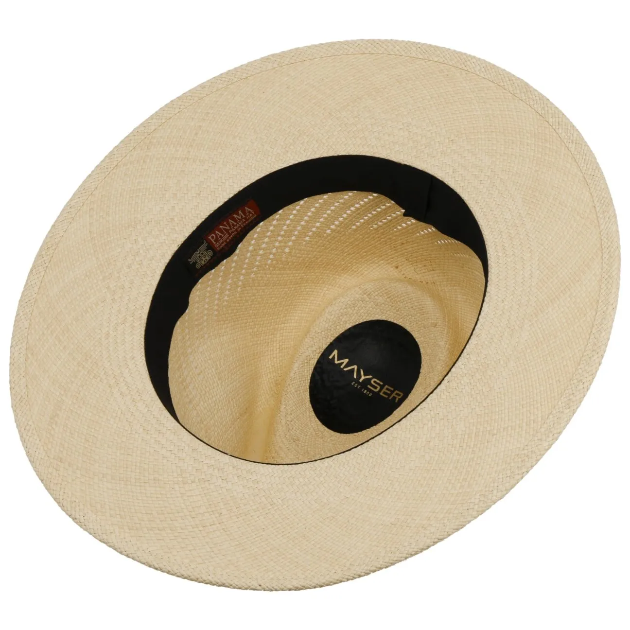 Vented Crown Panama Hat by Mayser