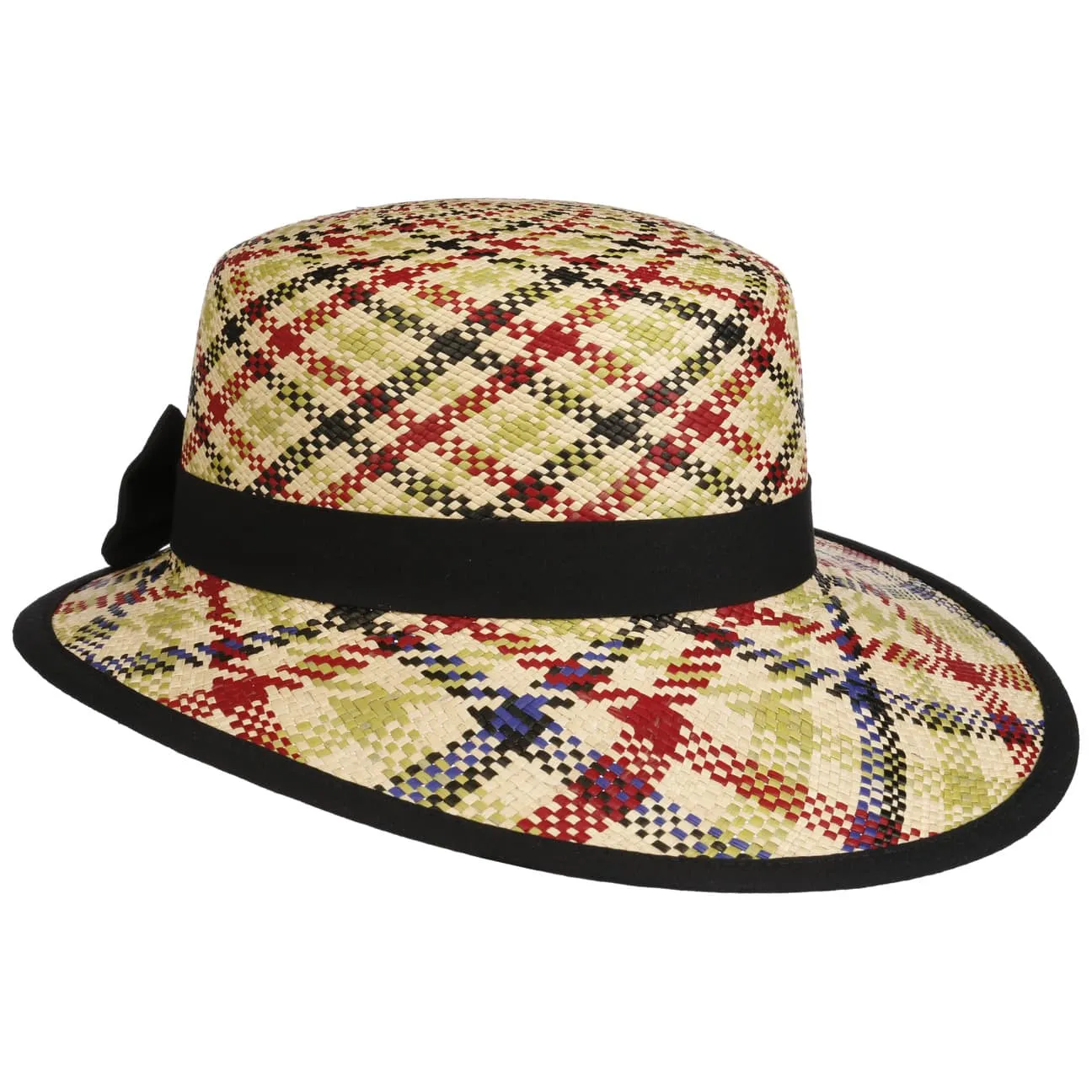 Vina Brown Panama Hat Bonnet by Lierys